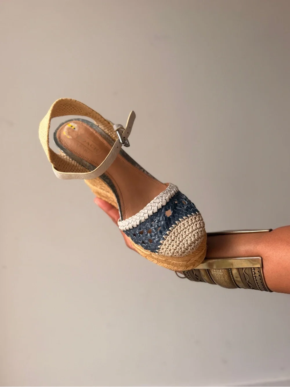 Coach espadrille slingback